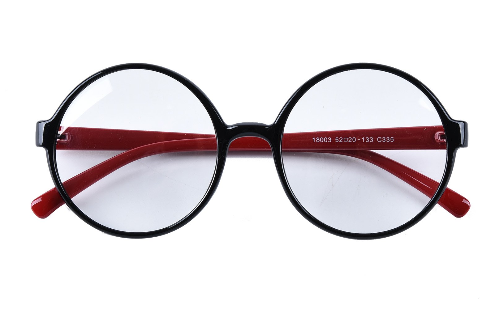 Agstum Retro Round Glasses Frame Clear Lens Fashion Circle Eyeglasses 52mm