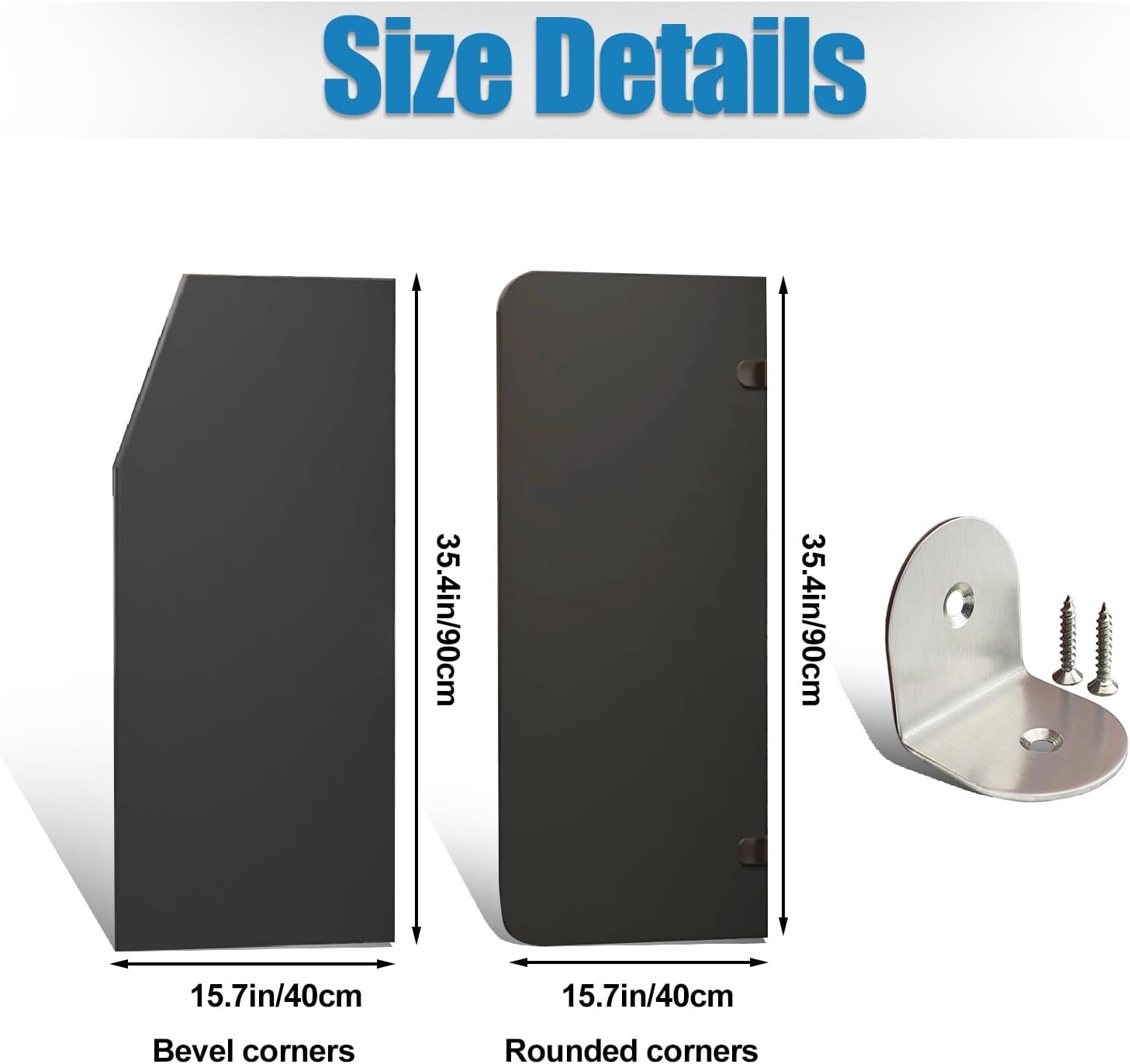 Wall-Mounted Urinal Screen Toilet Partition Set with Accessories, White Divider for Public Restrooms, Hygiene Protection, 5-Pack, Ideal for High Traffic Areas