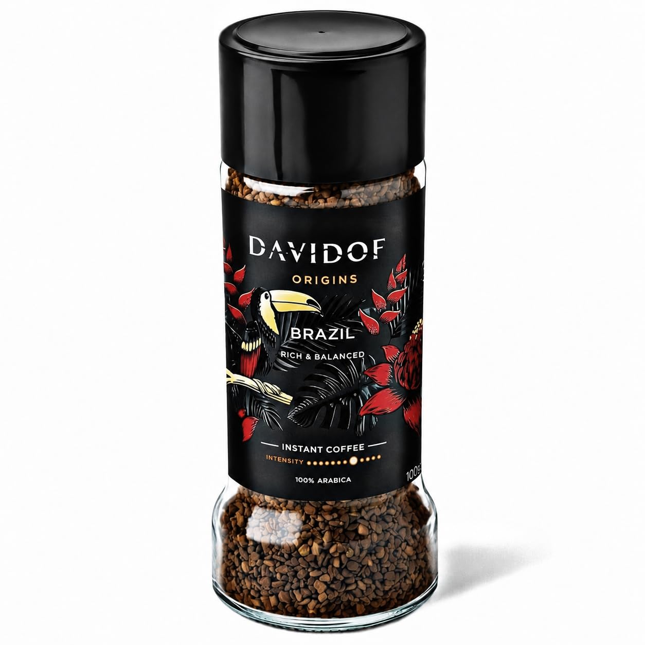 Davidof Origins Brazil Instant Coffee | Rich & Balanced 100% Arabica Freeze Dried Gourmet Coffee | Premium Smooth Aroma Blend 100g (Imported) From Biteza-picture-19