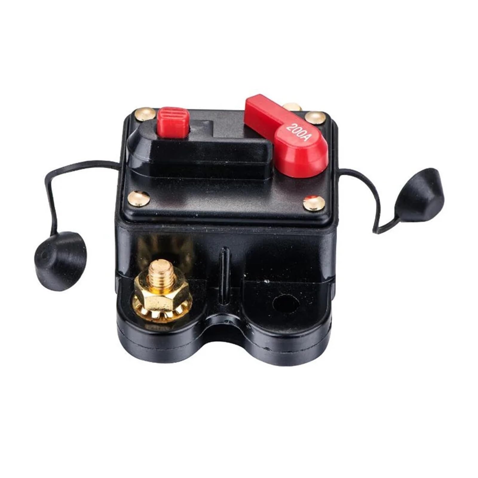 10 szt. 60-300 A automatyczne przełączanie odzyskiwania samochodu rower audio inline bezpiecznik bezpiecznik uchwyt bezpiecznika DC 12-24V (300A)