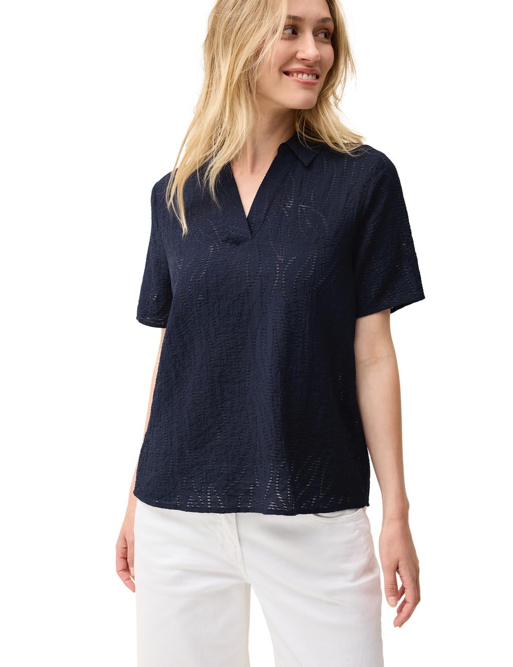 Cecil Damen Blusenshirt mit Struktur