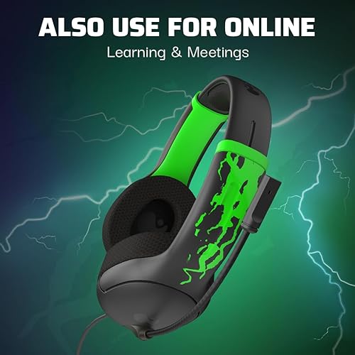 Miniatura 6 de PDP AIRLITE GLOW Wired Headset Jolt Green For Xbox Series XS, Xbox One, & Windows 1011 PC