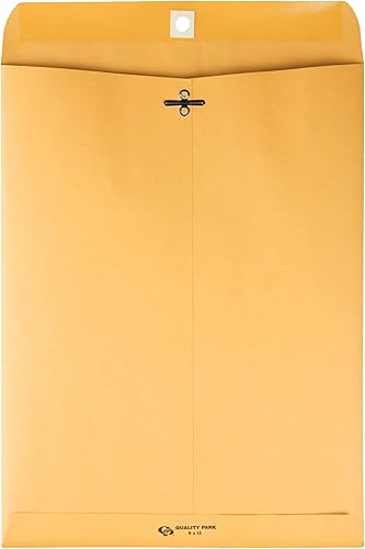 Vista 4 de Quality Park 9 x 12 Clasp Envelopes with Deeply Gummed Flaps, Great for Filing, Storing or Mailing Documents, 28 lb Brown Kraft, 100 per Box
