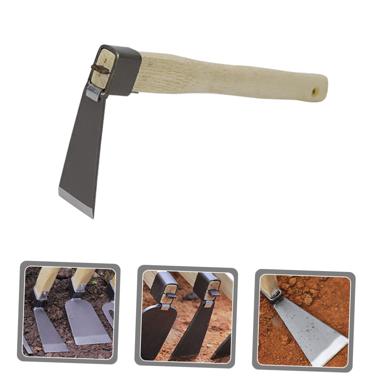 Buy UTKARSH Garden Hand Hoe 2 In 1 | Heavy Duty Gardening Tool Hand Hoe For Home Garden | Digging, Landscaping Garden Hand Hoe | Weeding, Tilling, Aerating Soil Hand Hoe