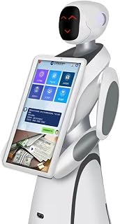Commercial Greeter Robot for Sale, Intelligent Control, Voice Announcement and Obstacle Avoidance, Suitable for Hotel Guiding and Restaurant Ordering