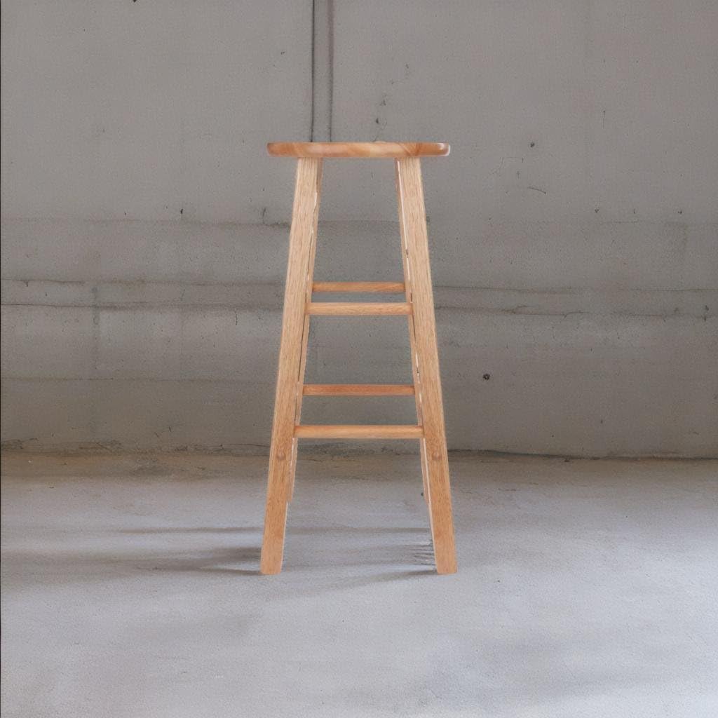 Ergode Wood Element Bar Stool Set - Elegant, Sturdy, 220lb Capacity