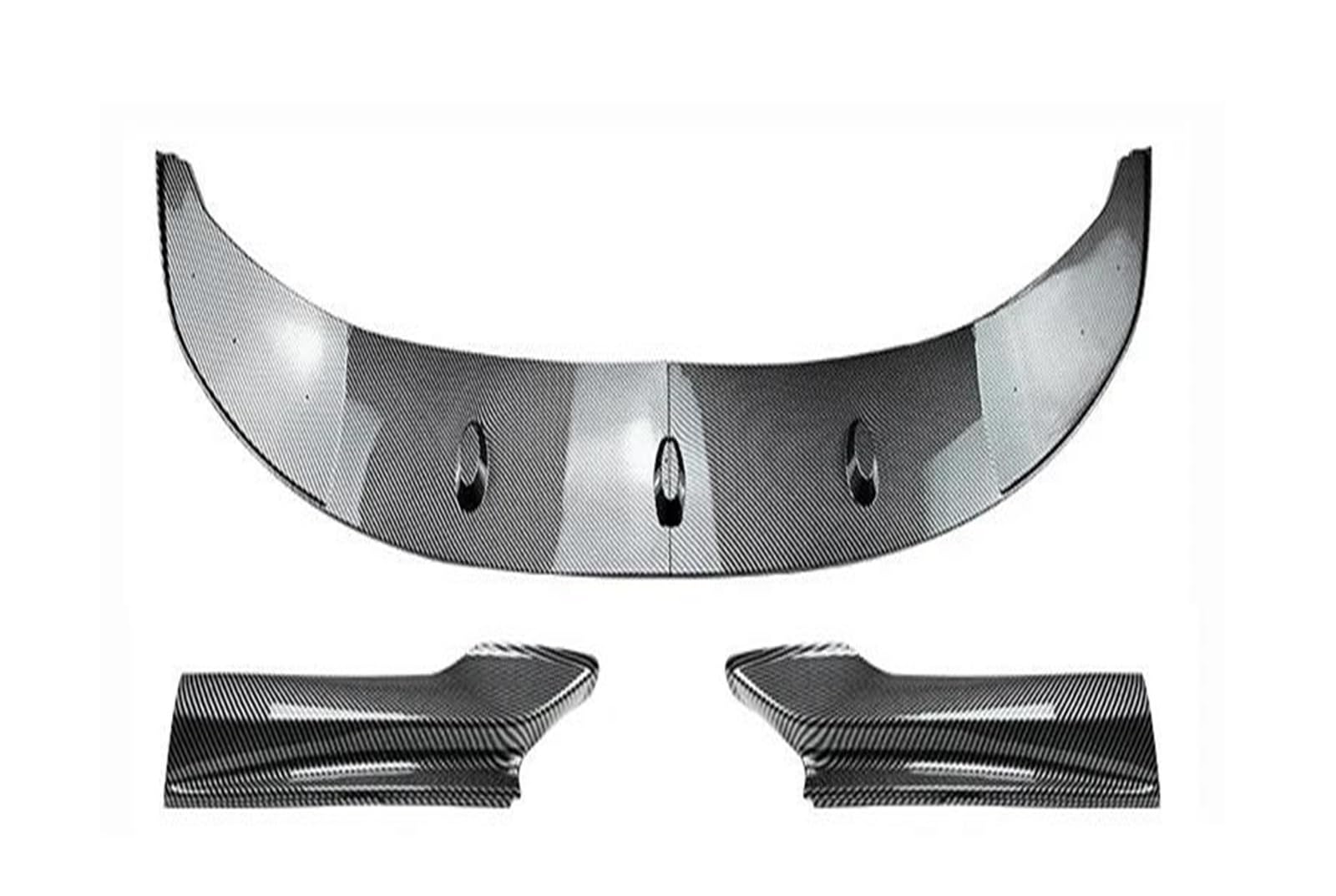 Diffuseur de pare-chocs avant pour BMW Série 5 F10 F11 look carbone sur autoroute