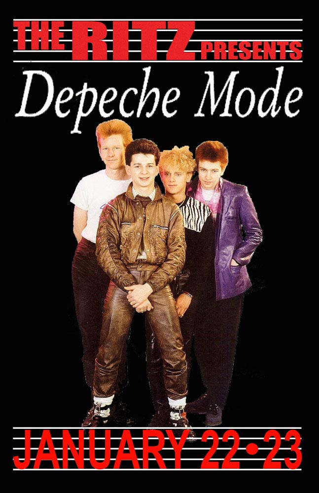 Amazon.com: DEPECHE MODE REPLICA 1982 CONCERT POSTER : Office Products