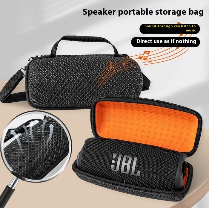 XYYORITRIX Carrying Case for JBL Charge 6 Bluetooth Speaker with Adjustable Shoulder Strap EVA Protective Case Shock and Drop Resistant