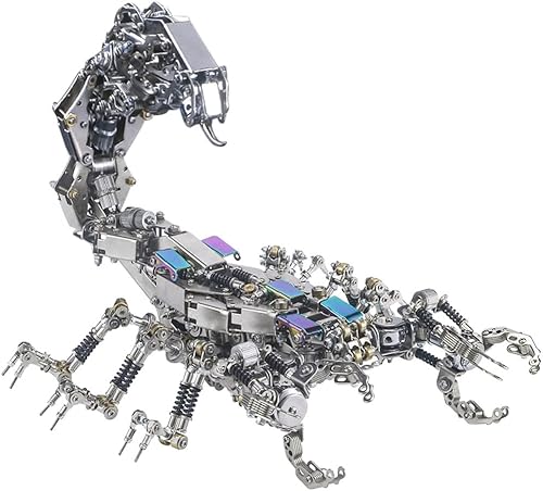 LOADS Rompecabezas de metal 3D, 1636 piezas de escorpión modelo de metal 3D, rompecabezas mecánicos para regalos
