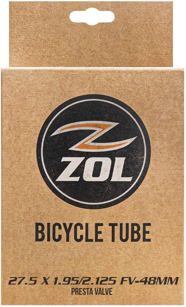 ZOL Mountain Bike Bicycle Inner Tube 27.5" x1.95/2.125 Presta Valve 48mm