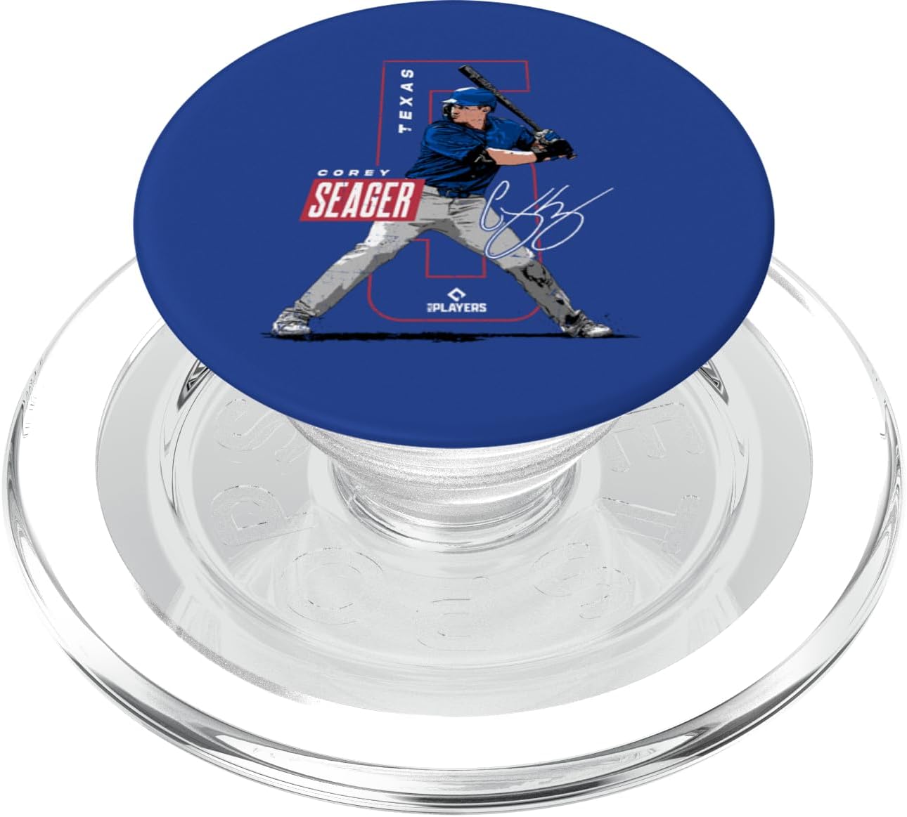 Corey Seager | Texas Baseball MLB Players | MLBSEA4052 PopSockets PopWallet for MagSafe