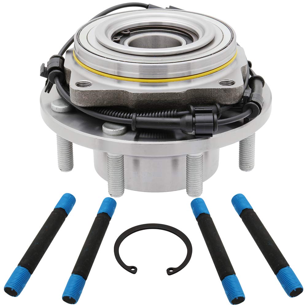 [1-Pack] 515131 - Front Driver or Passenger Side Wheel Hub Bearing Assembly Compatible with 2011-2016 Ford F-350 Super Duty [4WD - DRW Models ONLY] [Cross Reference: BR930802, HA590437, WA515131]