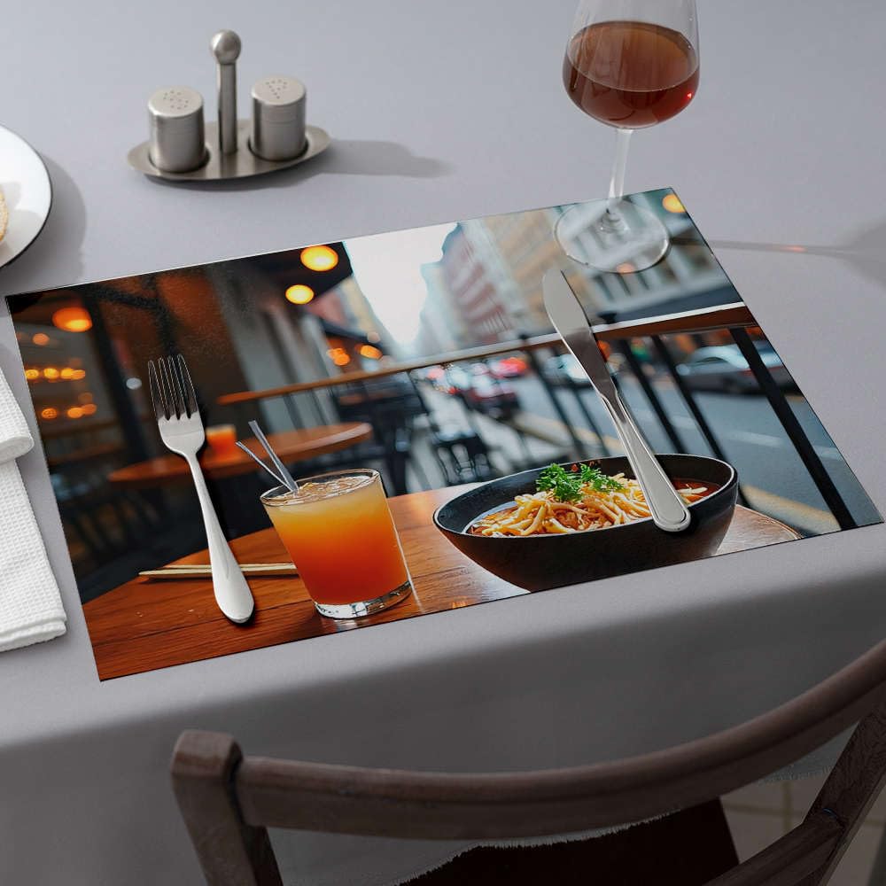 Sets de table pour décoration de fête occidentale lors de repas conviviaux