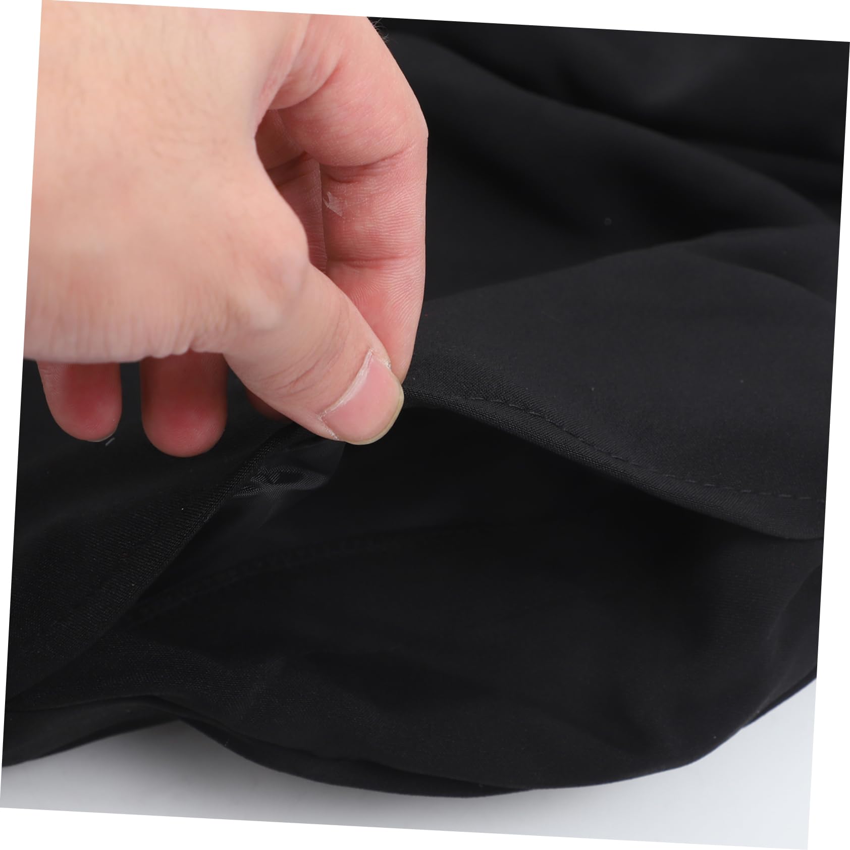 CLISPEED Pantalon de Chef Unisexe Noir en Polyester Respirant et Résistant à l'huile, Cuisine et Restaurant, en Tailles L, XL, XXL, XXXL