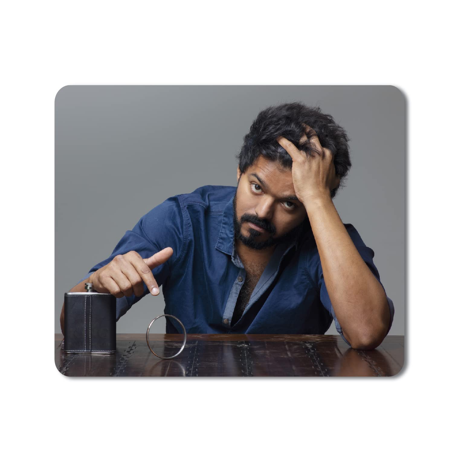 woopme® Master Vijay Mouse Pad Printed Anti Skid Computer Accessories Laptop PC Gaming Professional Mouse pad (20 x 24 CMs)-image-34