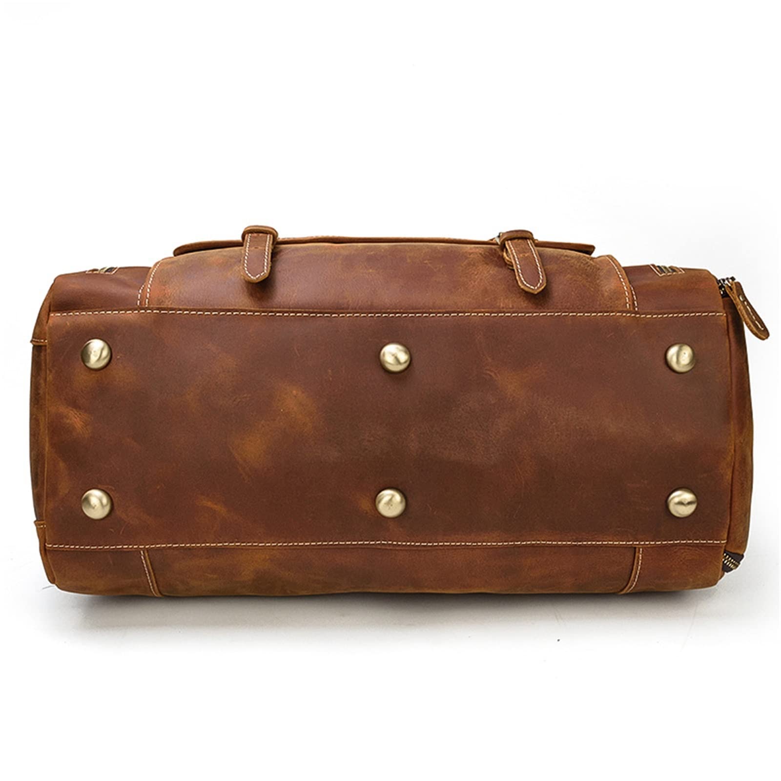 Bolso de Equipaje de Mano para Hombre Bolsos de Viaje Cuero Bolsos for Hombros para Mujeres Hombres