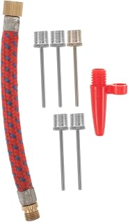 Multi-Purpose Bike Pump Adaptor Tool Valve Pump Adapter Needle for Balls Basketball Needle Tire Valve Adaptor Inflation Extension Tube Cycle Inflation Compressor Bike Repair Parts
