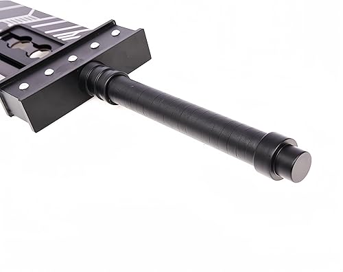 Miniatura 5 de Sword Valley Buster Sword, cuchillo de acero Cloud Strife, espada ancha de acero, espada decorativa estilo fantasía, 55.91 pulgadas, espada de anime