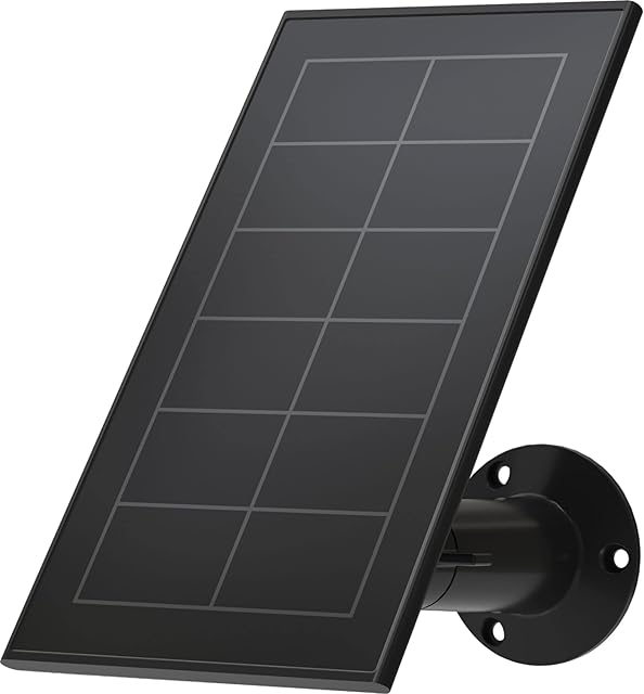 Arlo Certified Accessory, VMA5600B Solar Panel Charger, Weather Resistant, 8ft Magnetic Power Cable, Adjustable Mount, Designed for Arlo Ultra, Wireless Wi-Fi Security Cameras