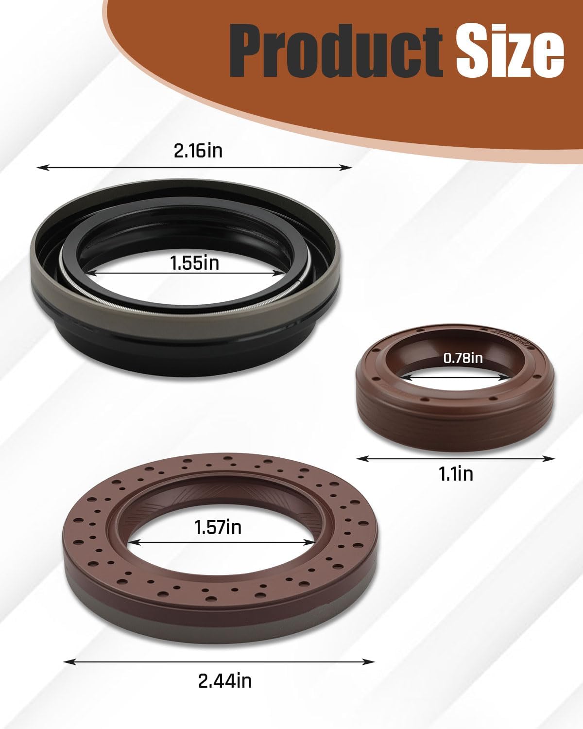 Transmission Seal Kit Fit for Ford Fiesta 2011–2018 Focus 2012-2018 Replace DPS6 6DCT250