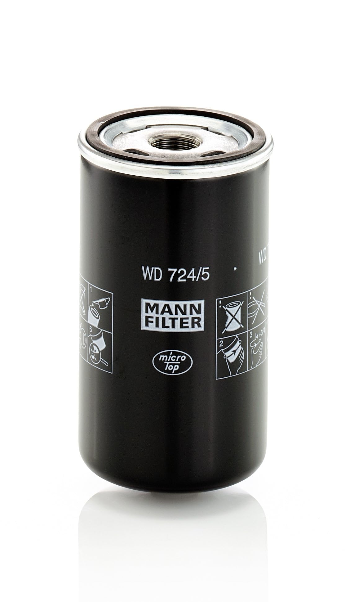 MANN-FILTER WD 724/5 Filtro dell'olio Sistema idraulico - per Applicazioni fuori strada