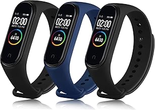 ATOO 3 × Strap for Xiaomi Mi Smart Band 4 Bracelet and Xiaomi Mi Band 3, Silicone Straps for Xiaomi Mi Band 4 3 Strap