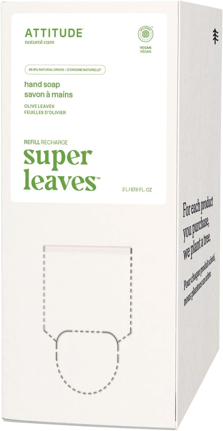 ATTITUDE Hand Soap, EWG Verified, Plant and MineralBased Ingredients, Vegan and Crueltyfree