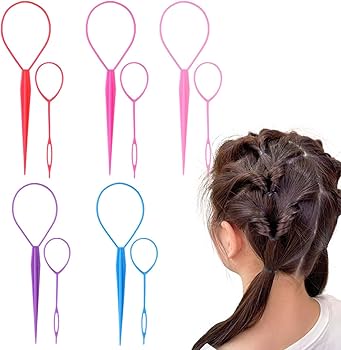 Amazon.co.jp: PAVIKE くるりんぱ スティック（5色 10個セット