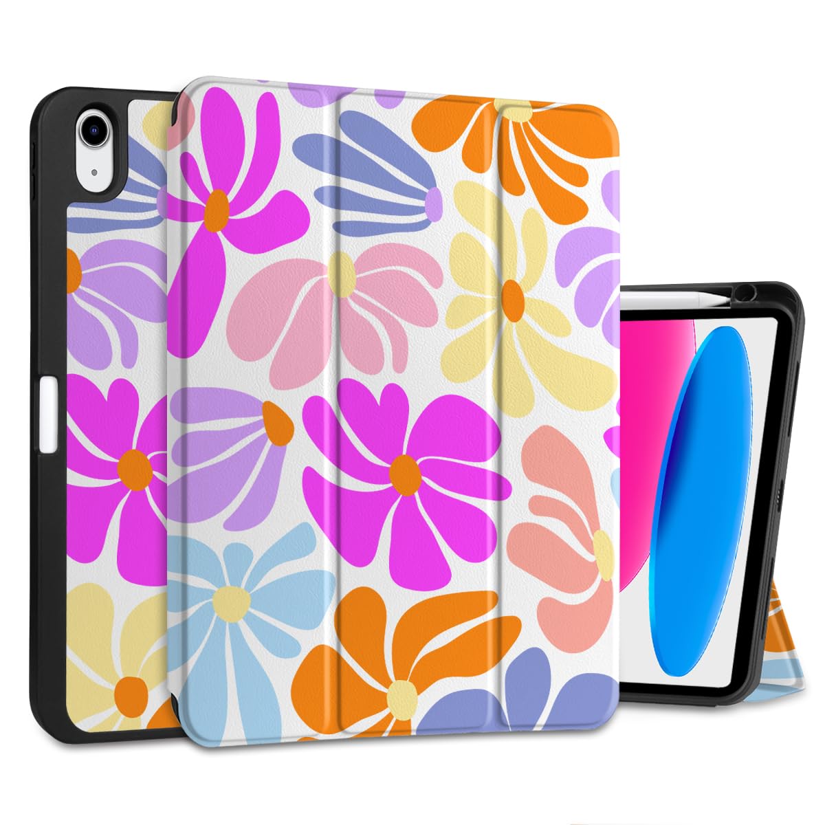 DONGKE Case for iPad 11th Generation 11 Inch 2025 (A16 Chip) & iPad 10th Generation 10.9 Inch 2022 with Pencil Holder-[Auto Wake/Sleep], Trifold Stand