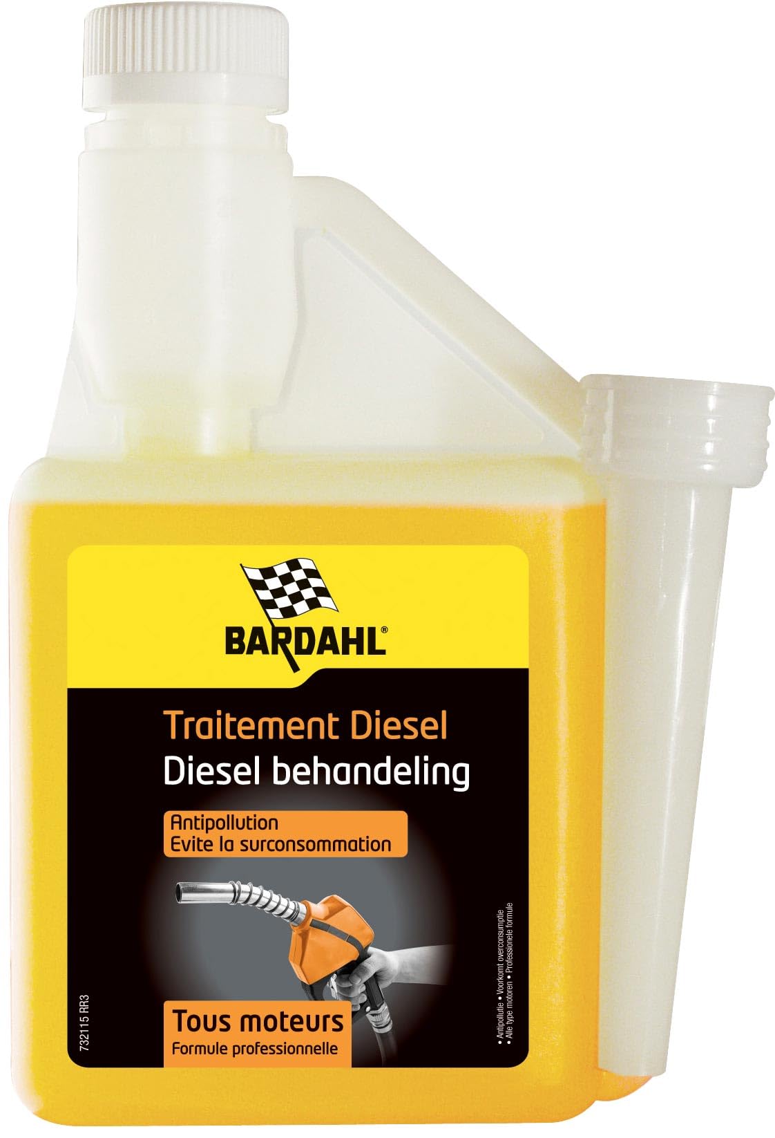 Bardahl 1152 Additifs Traitement Diesel, 500 litres