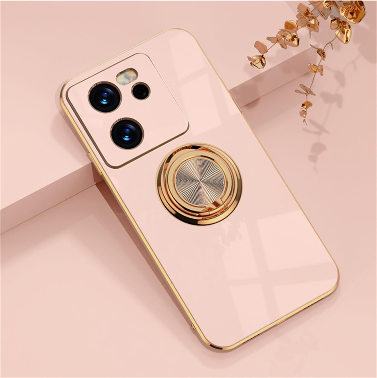 Coque Compatible Avec Xiaomi 13T/Xiaomi 13T Pro,2 Film De Protection En Verre Trempé, Housse Souple En TPU En Silicone Liquide, - Téléphonie