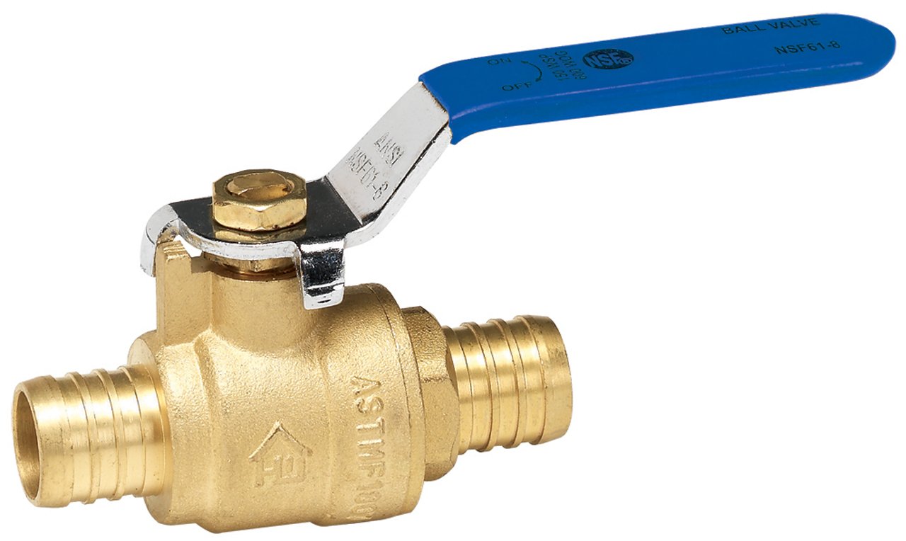 Homewerks 111-5-34-34 No-Lead Standard Port Ball Valve, 3/4-Inch, Brass