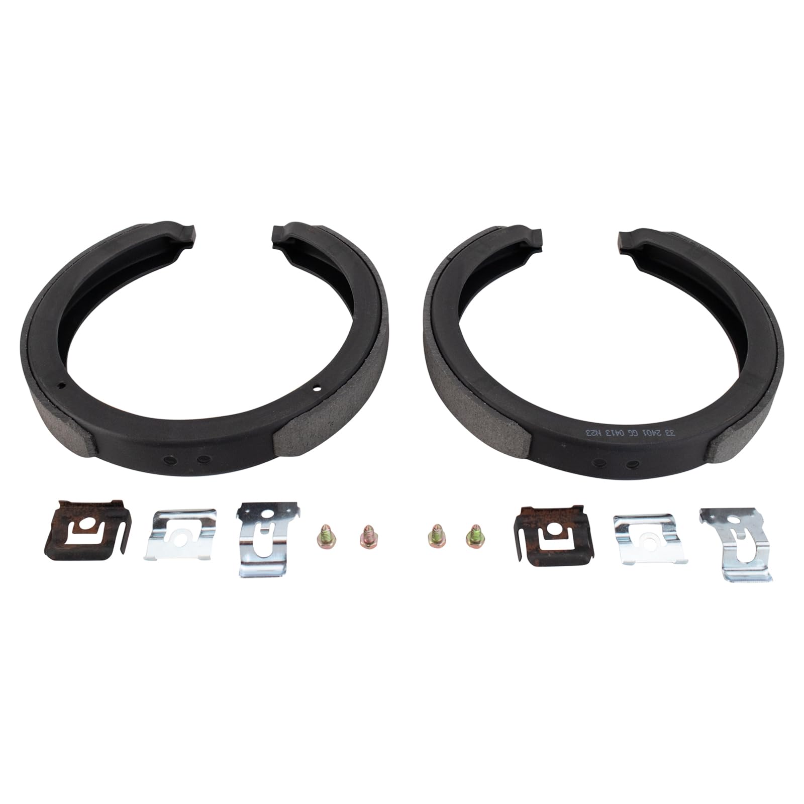 TRQ Rear Parking Brake Shoe Set