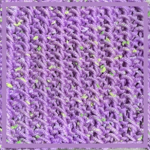 Image of Tweed Twinkles Soft Baby Yarn for Crocheting, 4-Pack (696Yds / 400G), Free Patterns - Acrylic Baby Blanket Knitting Yarn with Flecks - Size 3 DK Light Worsted Weight - Wisteria Purple