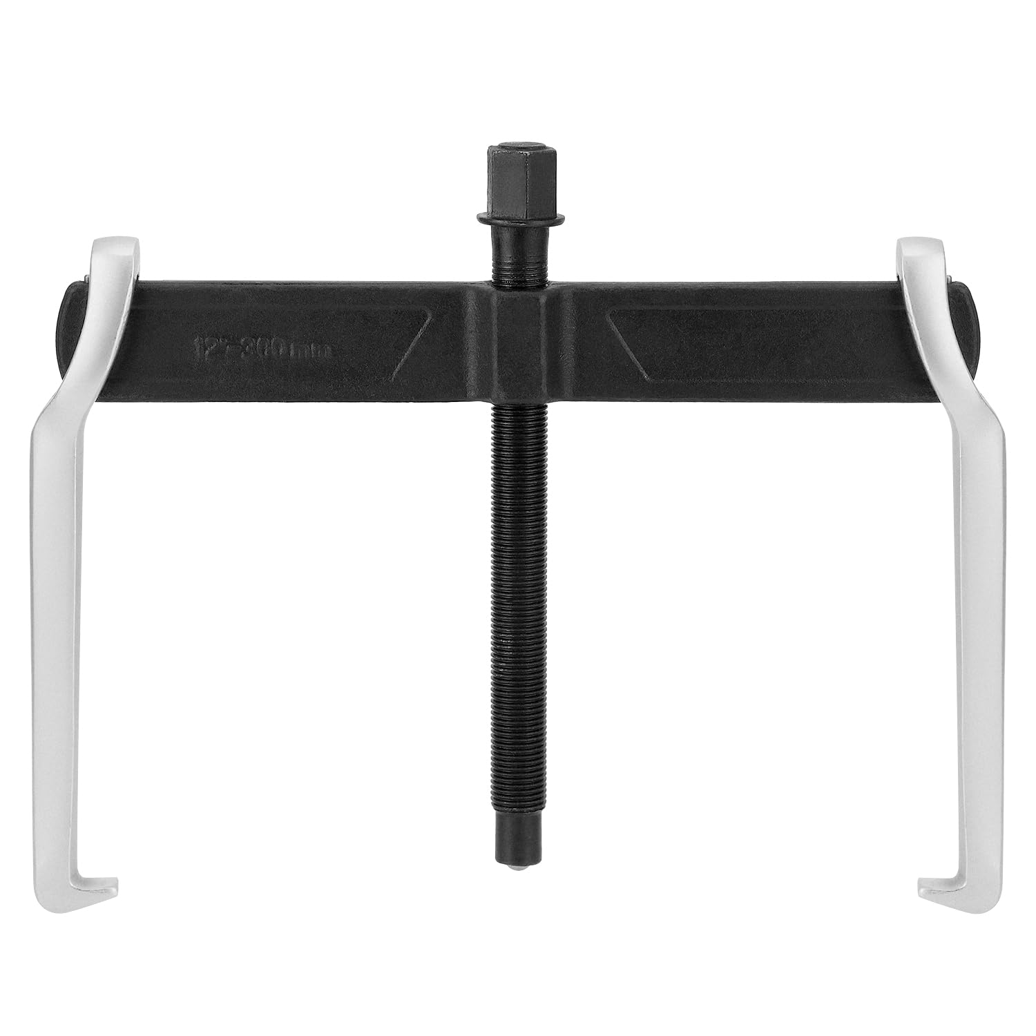 QWORK Extractor de engranajes de 2 mandíbulas de 12 pulgadas, herramienta de extracción ajustable de acero resistente, dispositivo de elevación separado para quitar el rodamiento del volante de la