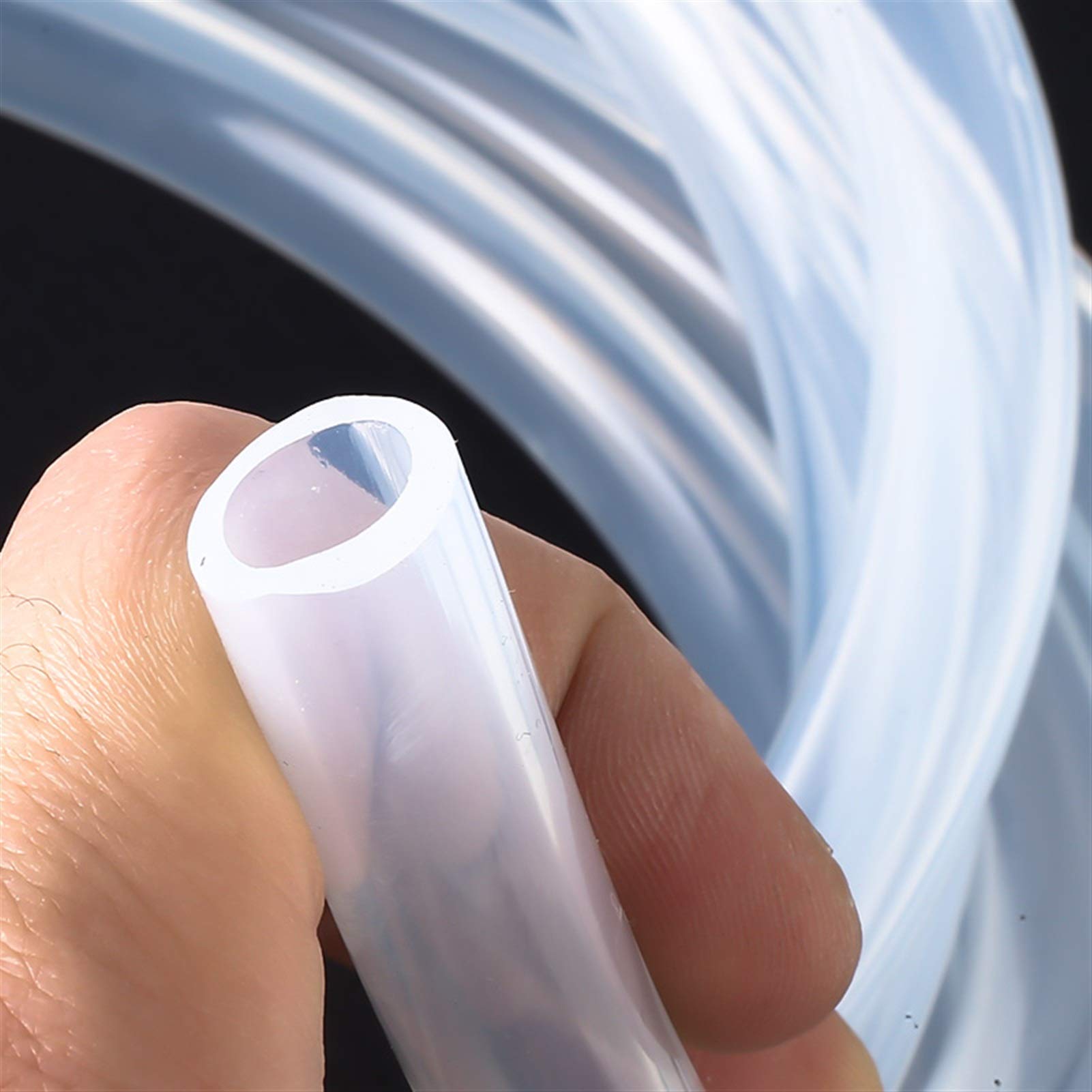 Transparenter flexibler Silikon-Gummischlauch, Silikonschlauch, durchscheinend, mehrere Größen, 1 Meter (5 x 8 mm)