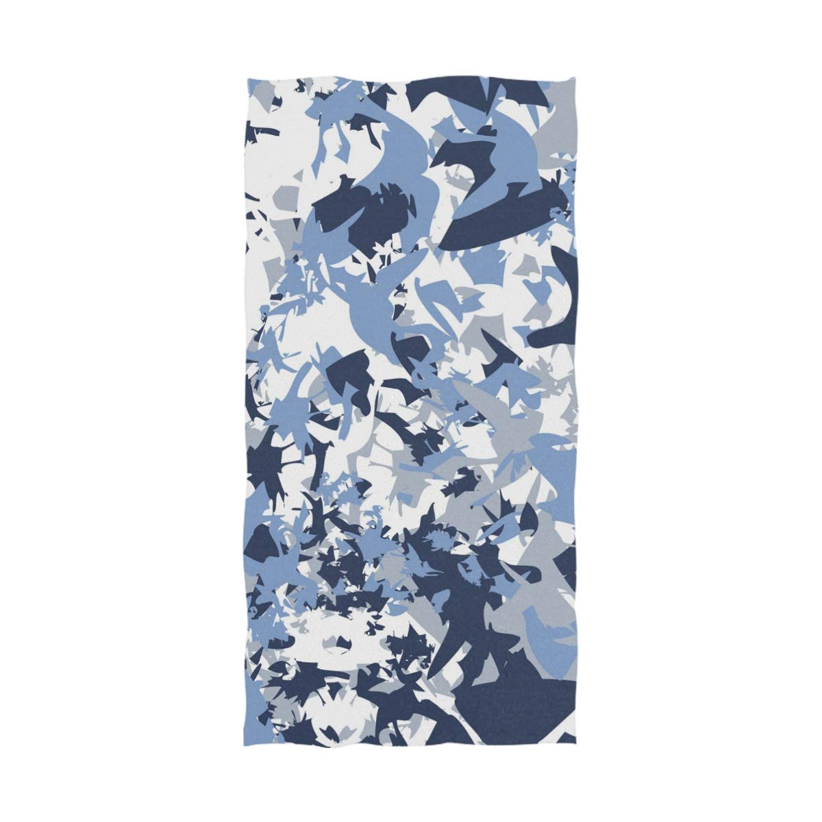 Serviette de bain de luxe en coton doux grand drap de douche MONTOJ bleu