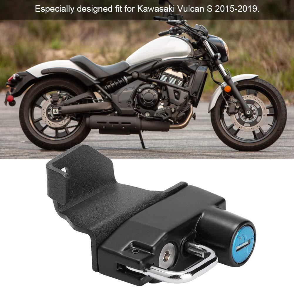 OUKENS Lucchetto casco moto, gancio di montaggio antifurto in lega di alluminio per casco adatto per Kawasaki Vulcan S 2015-2019