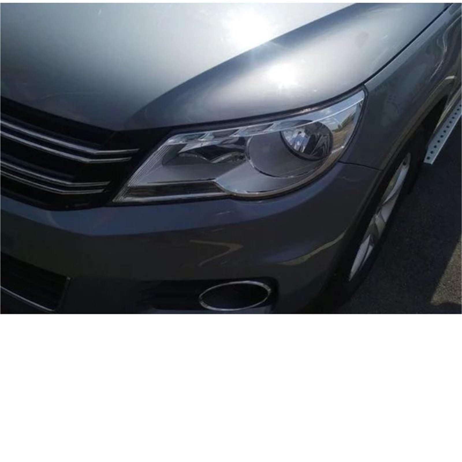 Nakładki na lampy samochodowe Osłona reflektora przedniego Przezroczysty klosz reflektora pasuje do Volkswagen VW Tiguan 2009 2010 2011 2012 lampa przezroczysty klosz(1pcs Right)