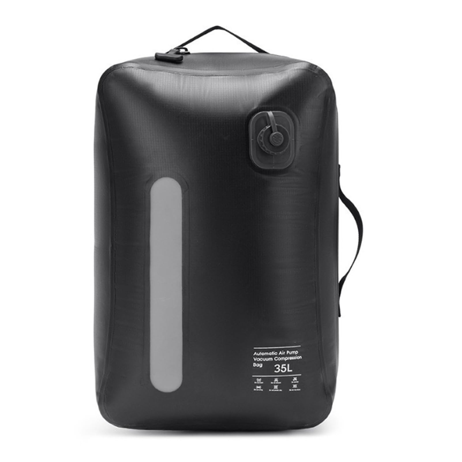 Cocoarm Sacco a Compressione Sottovuoto Borsa da Viaggio da 35 Litri con TPU e Valvola Unidirezionale in Nylon 210D Zip IP67 Organizzatore di Bagagli Riutilizzabile per Imballaggio di Vestiti e