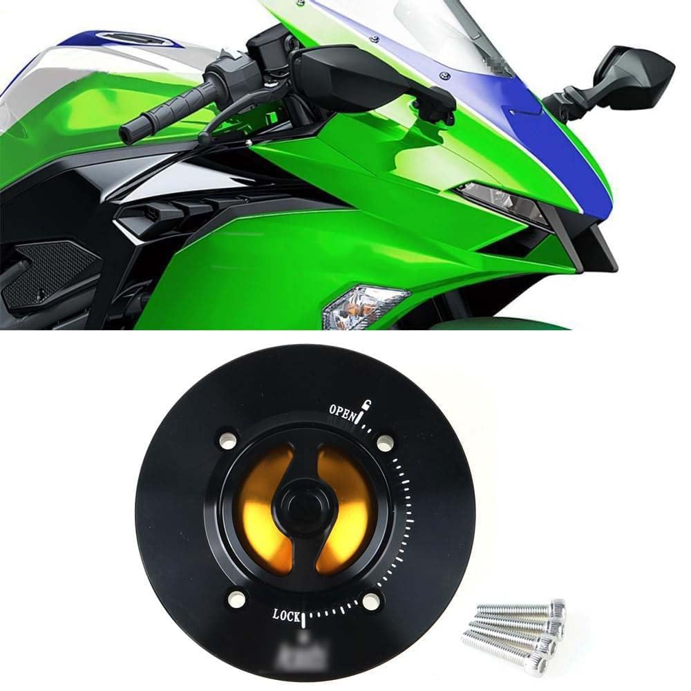 タンクキャップ ZX-6R ZX-10R ER-6f VERSYS ニンジャ Amazon | For ZX4R ZX4RR ZX25R ZX6R Versys1000 2017 2018 2019 2020