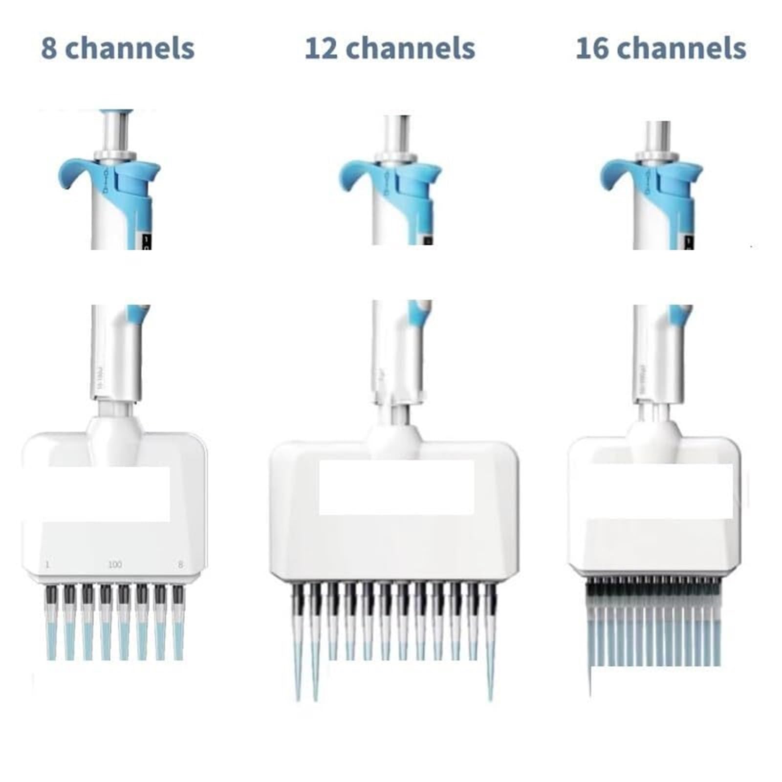Pipetten Pipette, Mikropipette, Verstellbar, 10–100 Μl/30–300 Μl, Vollständig Manuell, 8-Kanal-Labor,Labor(8 Channel 5-50ul)
