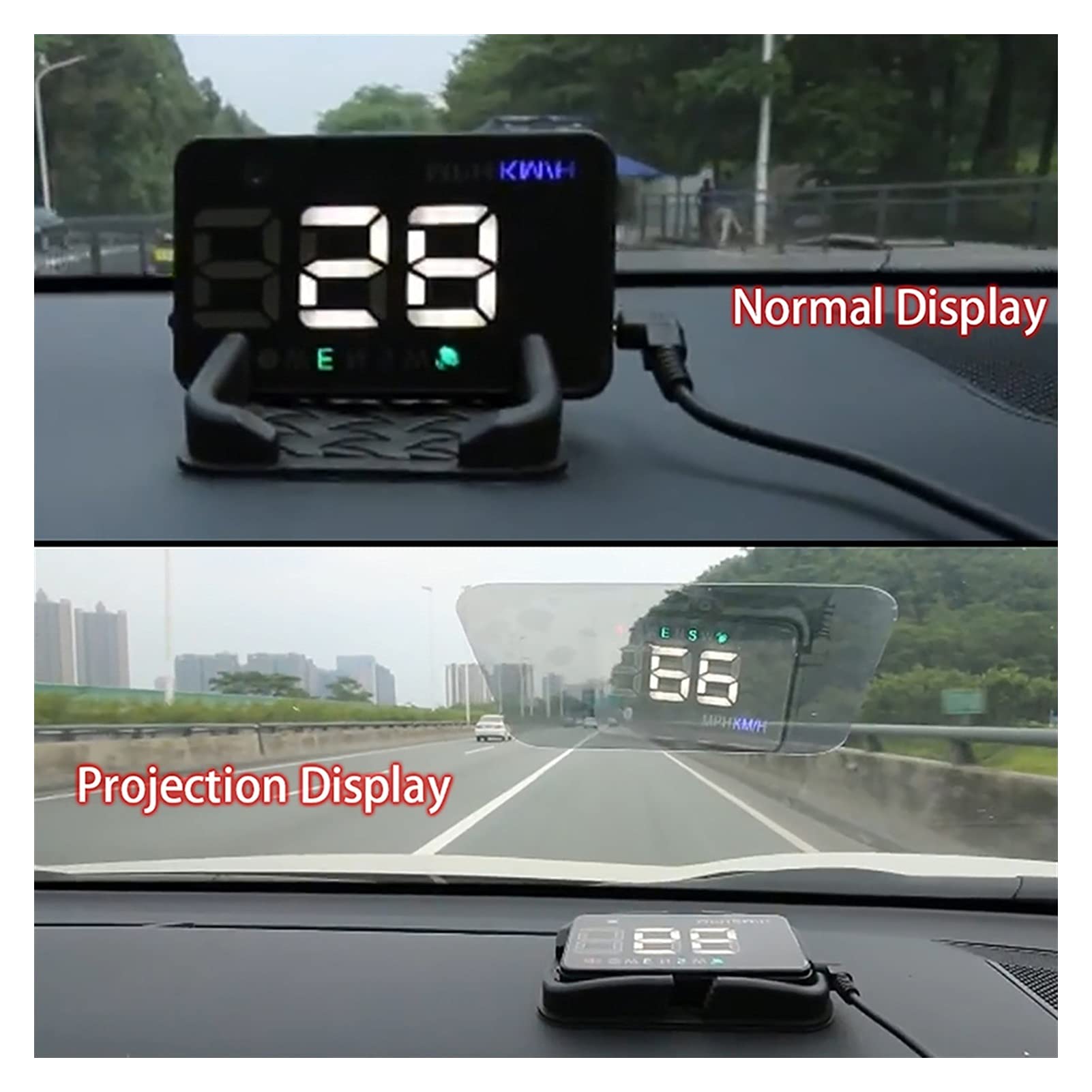 A5 HUD satellite Newest GPS speedometer car hud head up display KM/h MPH For Car Bike Motorcycle Auto Accessories