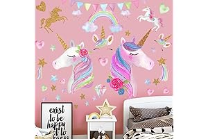 Peel and Stick Unicorn Wall Decals