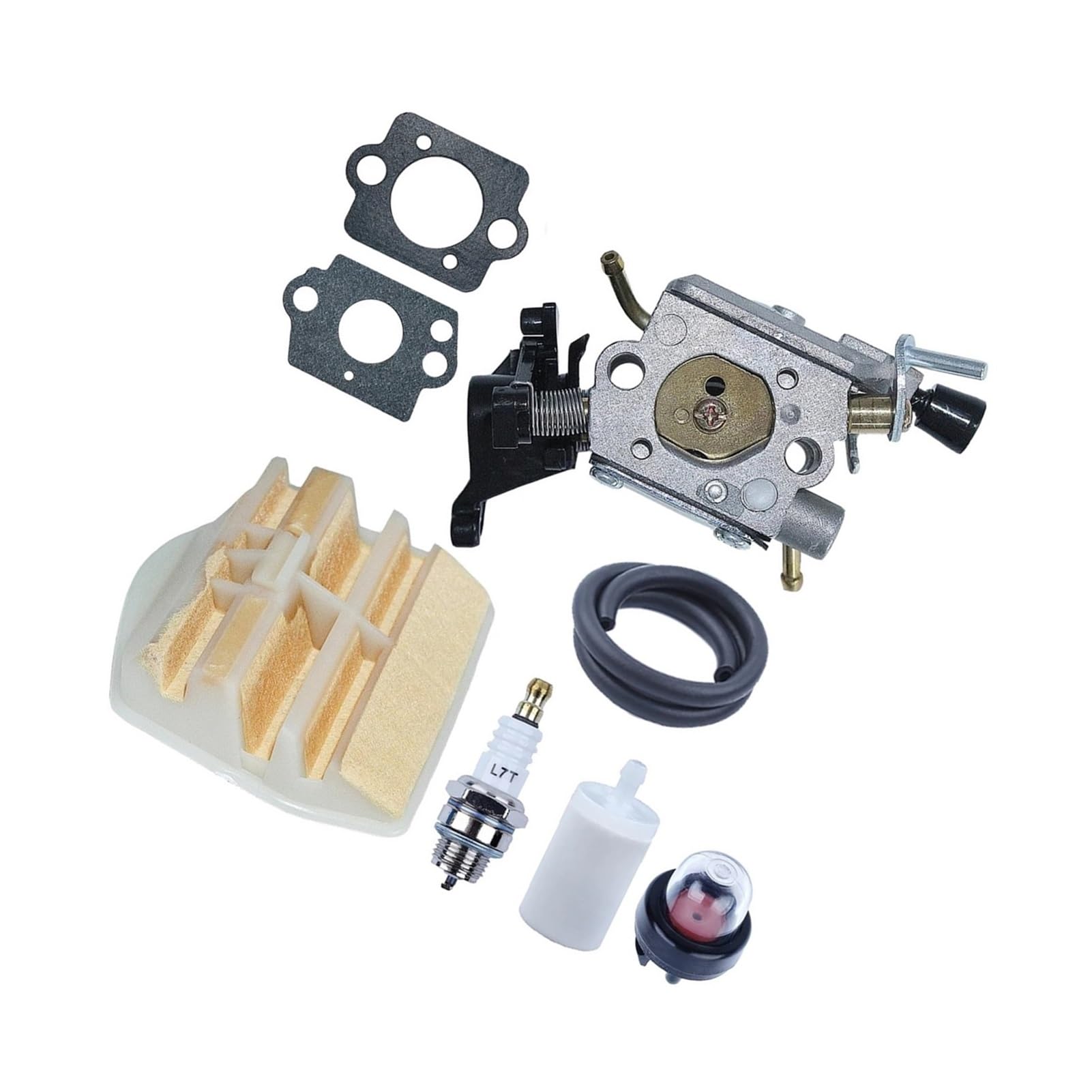 Filtre à air pour carburateur de tronçonneuse 445E et 450E lors de la coupe de bois de chauffage