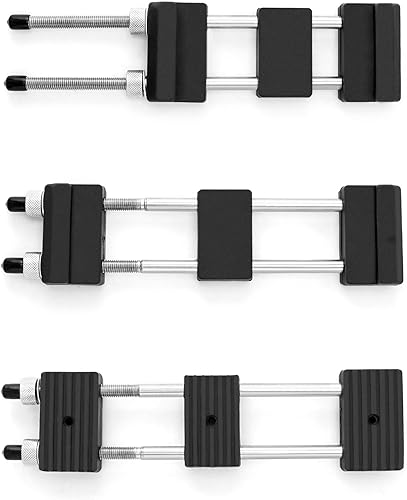 Miniatura 4 de QWORK Soporte para piedra de afilar, soporte universal para piedra de afilar, ajustable de 5-1/2 a 9 pulgadas, base de piedra de afilar