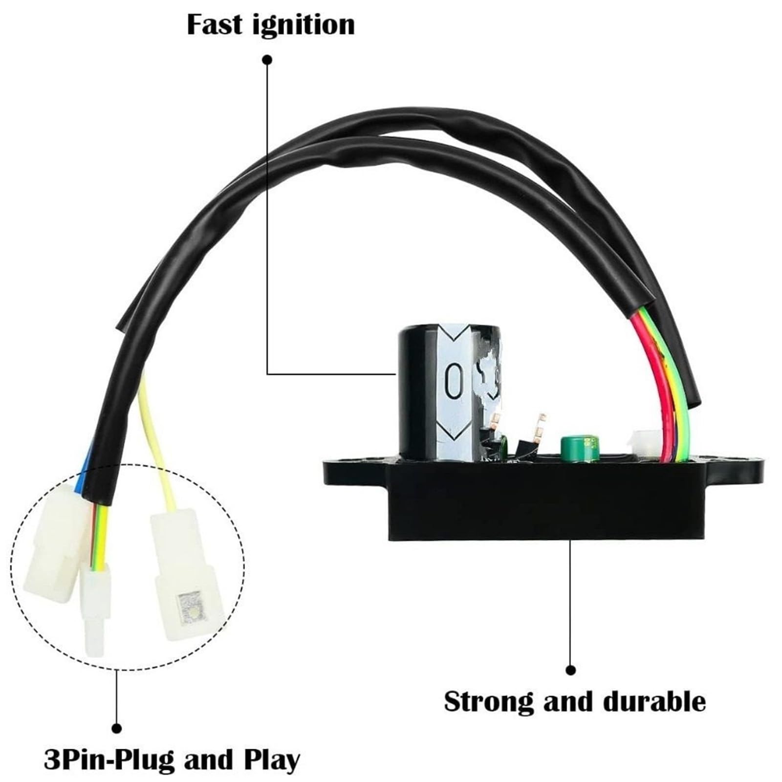 Modulo Accensione TJ113 2009 1A Per Generatore Loncin LC3500i LC4500i, Bobina Di Ricambio Affidabile Per Motore Più Efficiente