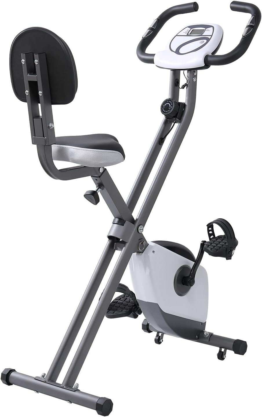 Exercise Bike Foldable Fitness Bike Bicycle Trainer, Folding Exercise