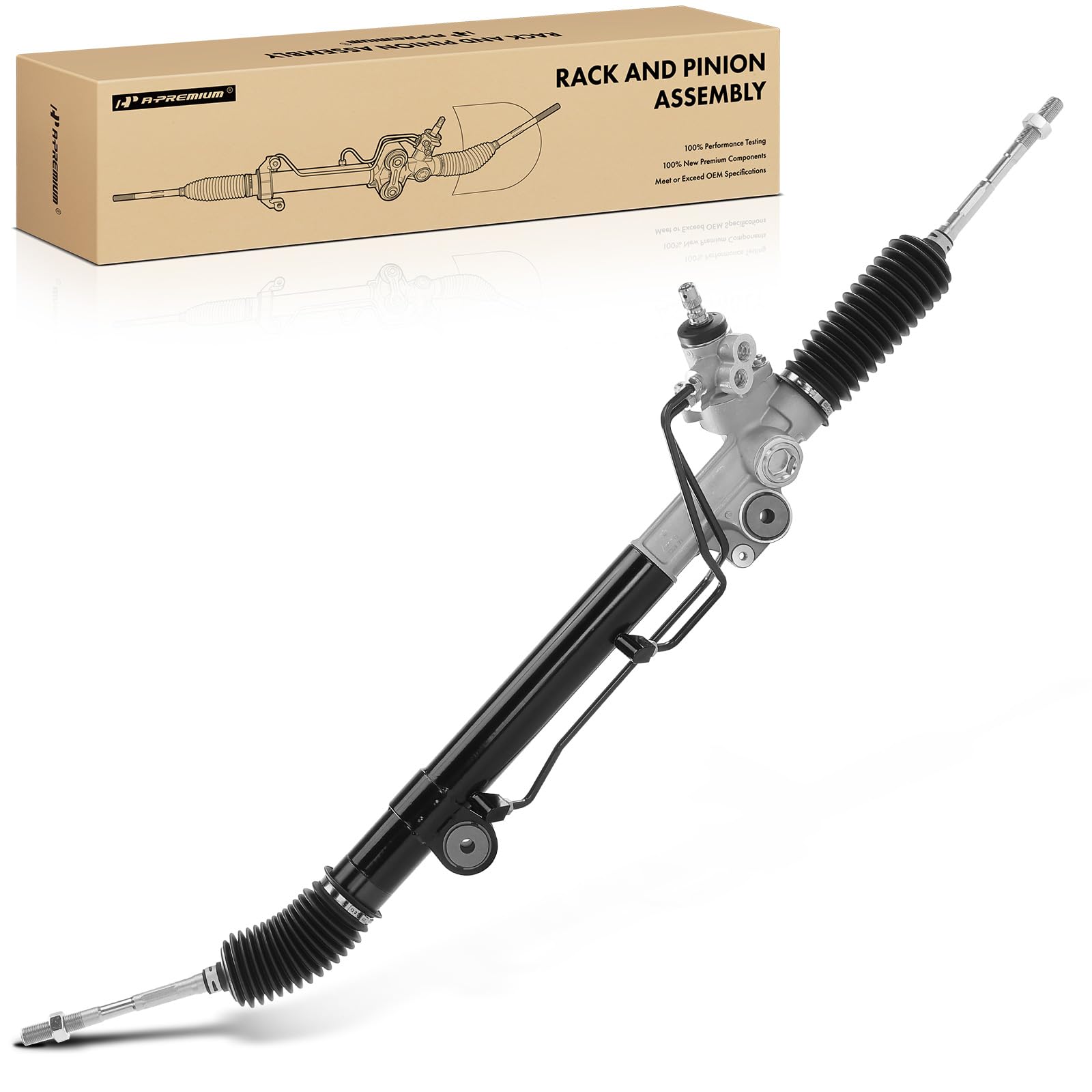 Hydraulic Power Steering Rack and Pinion Compatible with Toyota Tacoma 2005-2021, 2.7L 3.5L 4.0L, Replace# 4425004030